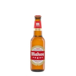 Botellín Mahou.