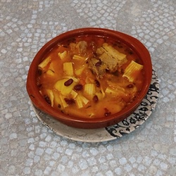 Menestrón de ternera.